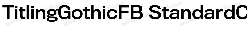 TitlingGothicFB StandardComp字体转换